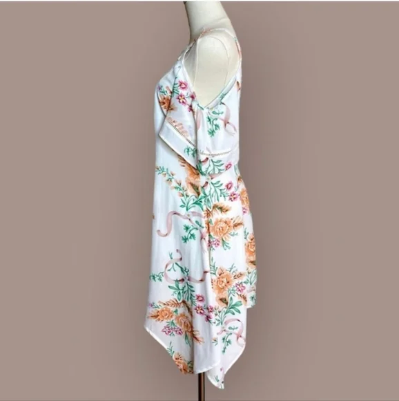 Disney Beauty and The Beast Floral Cold Shoulder Dress - Picture 5 of 11